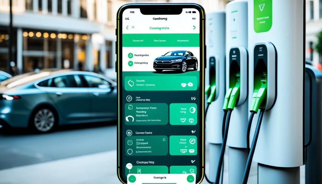 electric vehicle charging station app