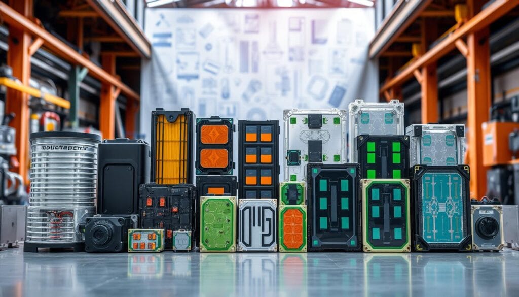 Types of EV battery module cells
