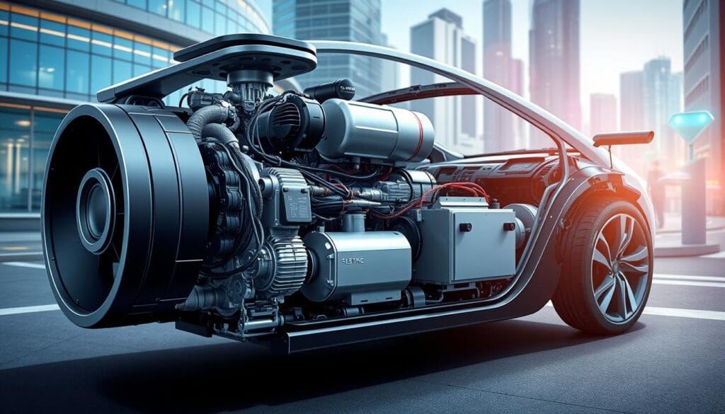series hybrid powertrain in a gasoline ev series hybrid powertrain in a gasoline ev