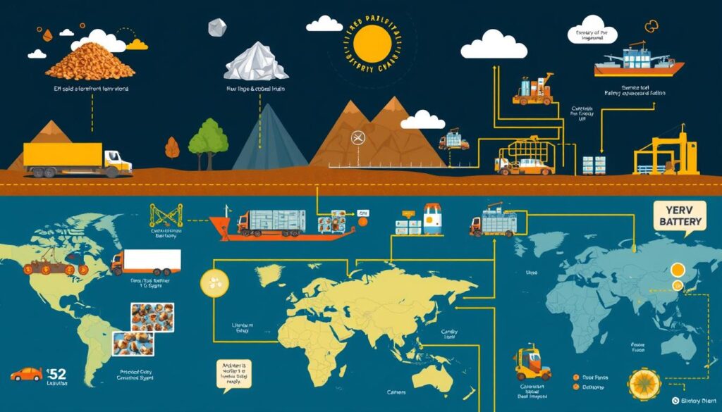 EV battery supply chain EV battery supply chain